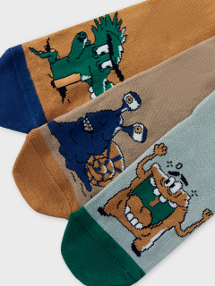 Носки Mark Formelle 430A-2847/B3-243430A кэмел_капучино_св.оливка_рис.2847 - фото 5