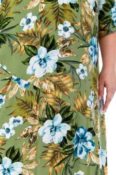 Платье Celentano lite 5048 оливково-зеленый - фото 5