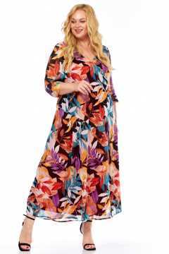 Платье Celentano lite 5049 абстрактный_цветочный_принт - фото 3