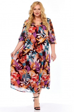 Платье Celentano lite 5049 абстрактный_цветочный_принт - фото 2