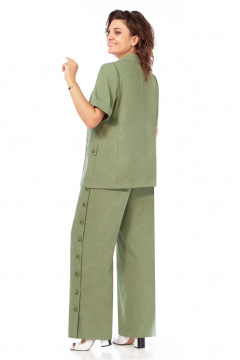 Брюки, жакет LaKona 11519 хаки - фото 4