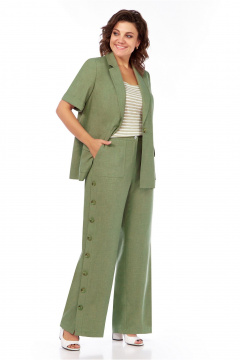 Брюки, жакет LaKona 11519 хаки - фото 2