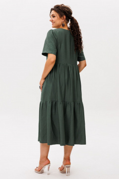 Платье Anelli 1604 бронзово-зеленый - фото 4