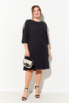 Платье IVA 1810 черный - фото 2