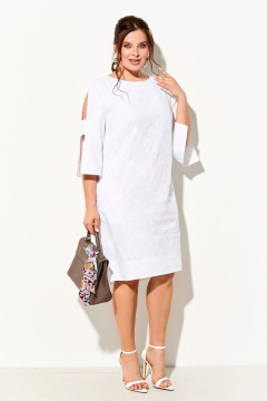 Платье IVA 1810 белый - фото 3