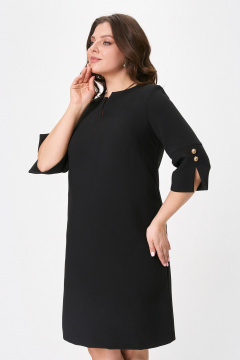 Платье IVA 1630 черный - фото 5