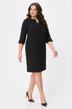 Платье IVA 1630 черный - фото 4