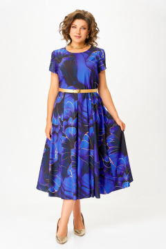 Платье Swallow 834 ультрамарин - фото 4