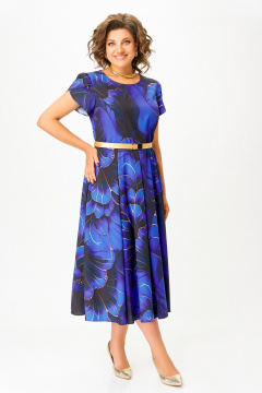 Платье Swallow 834 ультрамарин - фото 3