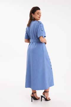 Платье KaVaRi 1086.3 голубой - фото 2