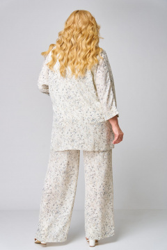 Брюки, жакет, топ Svetlana-Style 2126 молочный_принт - фото 2