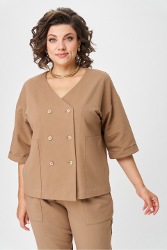 Брюки, джемпер Rumoda 2136 капучино - фото 5