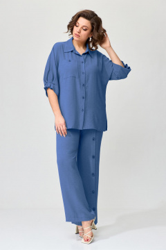 Блуза, брюки Орхидея 1417-1 - фото 3