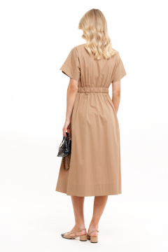 Платье Панда 19580 бежевый - фото 4