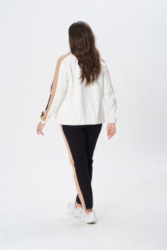 Брюки, джемпер, жакет MarSo 2434 молоко-капучино - фото 2