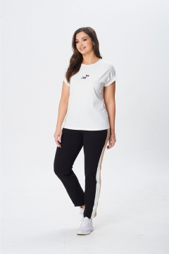 Брюки, джемпер, жакет MarSo 2434 молоко-капучино - фото 3