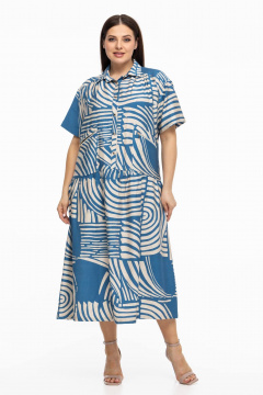 Платье Avila 0997 голубой - фото 1