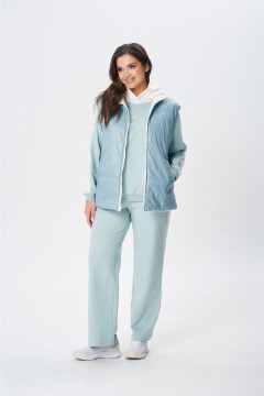 Брюки, джемпер MarSo 2422 мята-молоко - фото 5