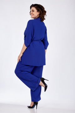 Блуза, брюки СиБон 0311 василек - фото 3