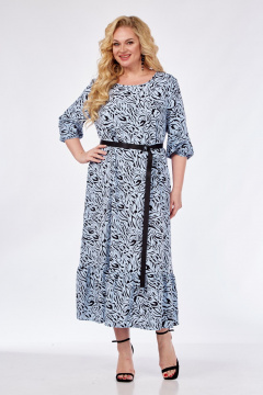 Платье СиБон 0299 голубой - фото 1