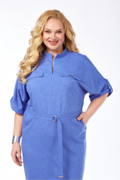 Платье СиБон 0357 деним - фото 2