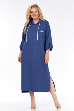 Платье СиБон 0332 деним - фото 1