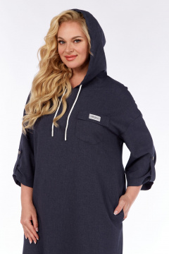 Платье СиБон 0332 мокрый_асфальт - фото 2