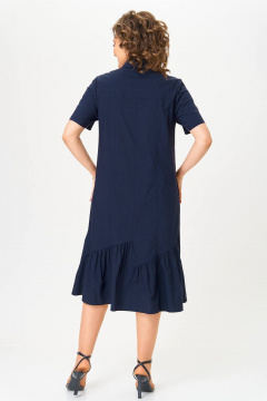 Платье Slaviaelit 537 синий - фото 4