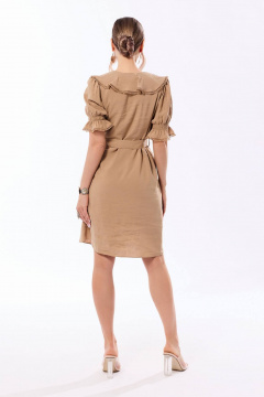 Платье Golden Valley 44172 бежевый - фото 3