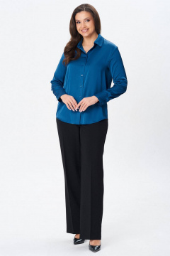 Блуза IVARI 416 синий - фото 4