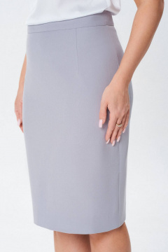 Юбка IVARI 508 светло-серый - фото 4