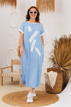 Платье INVITE 4067 голубой - фото 1