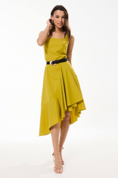 Платье Golden Valley 44148 темно-желтый - фото 3