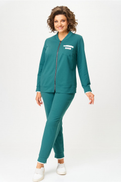 Брюки, бомбер Bonna Image 889-1/6 бирюзовый - фото 1