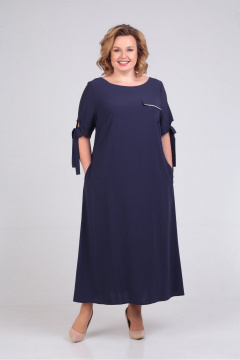 Платье СиБон 0195 синий - фото 1