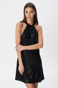 Платье Lady Line 1583 черный - фото 2