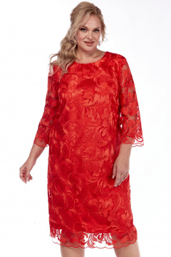 Платье СиБон 0331 красный - фото 2