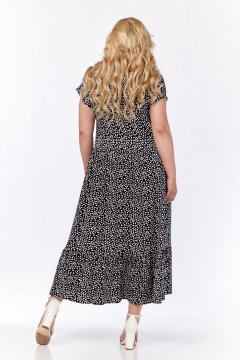 Платье СиБон 0337 черно-белый - фото 3