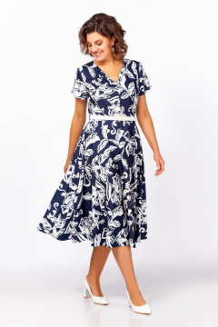 Платье Swallow 858 глубинный_синий - фото 4