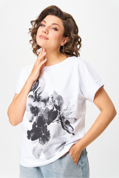 Джемпер Rumoda 2259 черный_белый - фото 4