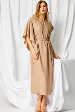 Платье Laikony L-523 беж - фото 1
