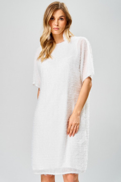 Платье Laikony L-592 белый - фото 5