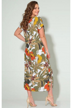 Платье TVIN 7533 мак - фото 4