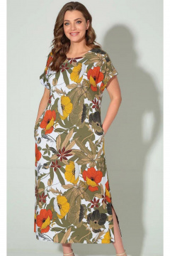 Платье TVIN 7533 мак - фото 3