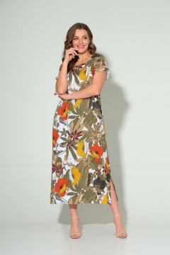 Платье TVIN 7533 мак - фото 1