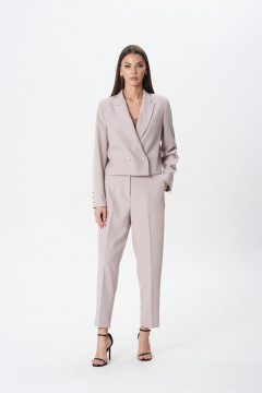 Брюки, жакет Lady Line 1593 розовый - фото 5