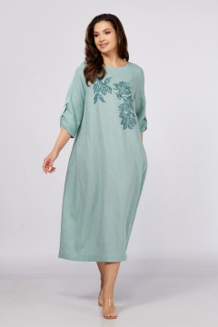 Платье MALI 425-067 бирюза - фото 2