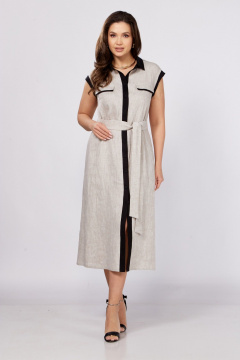 Платье MALI 425-069 натуральный - фото 1