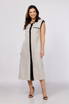 Платье MALI 425-069 натуральный - фото 4