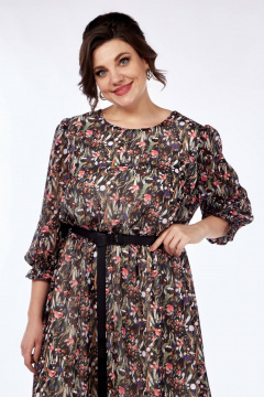 Платье СиБон 0327а цветы - фото 2